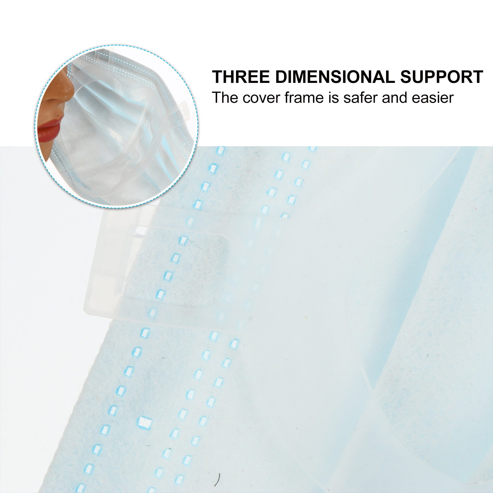 10Pcs Lightweight Odorless Sil - Silicone Mask Bracket recension och pris