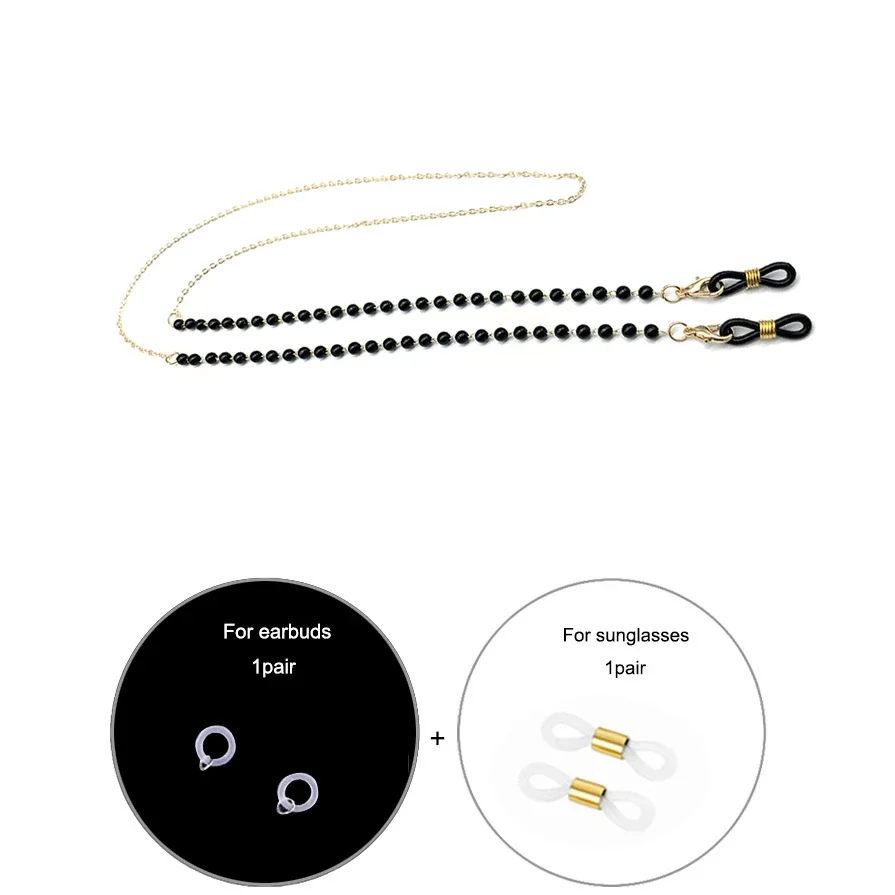 Crystal Beaded Chain for Mask  - Mask Chain Holder recension och pris