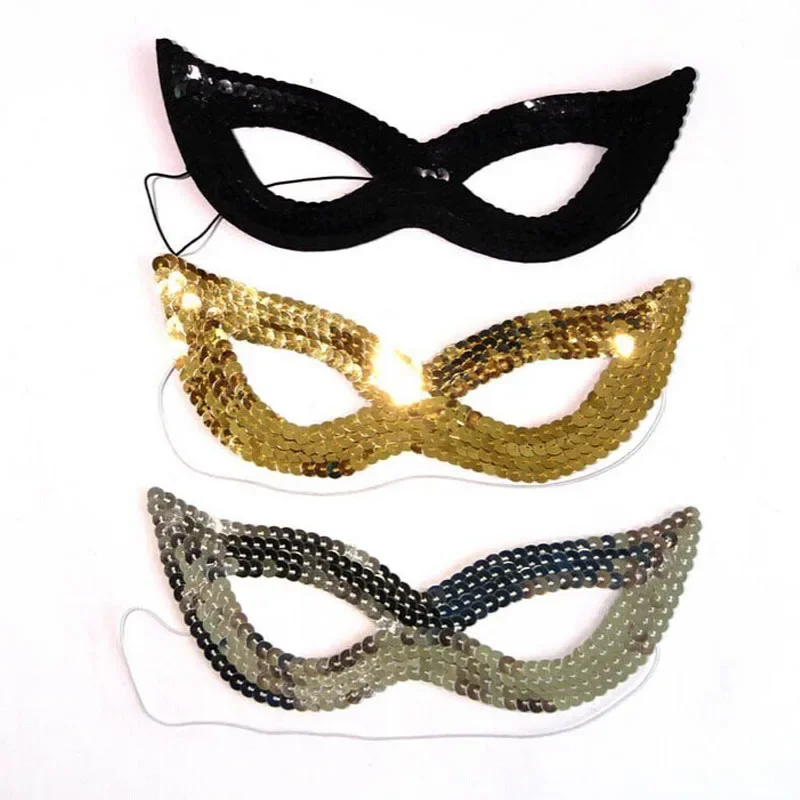 Women Girl Sequins Sexy Fox Ca - Respirator Half Face recension och pris